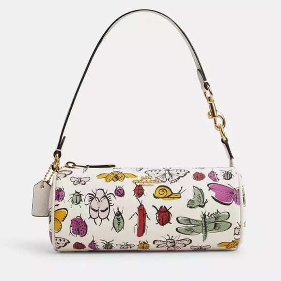 NWT Coach Nolita Barrel Bag With Creatures Print - Picture 1 of 6